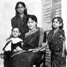 Rabindranath Tagores son Rathindranath and daughters Madhurilata Devi (Bela), Mira Devi and Renuka